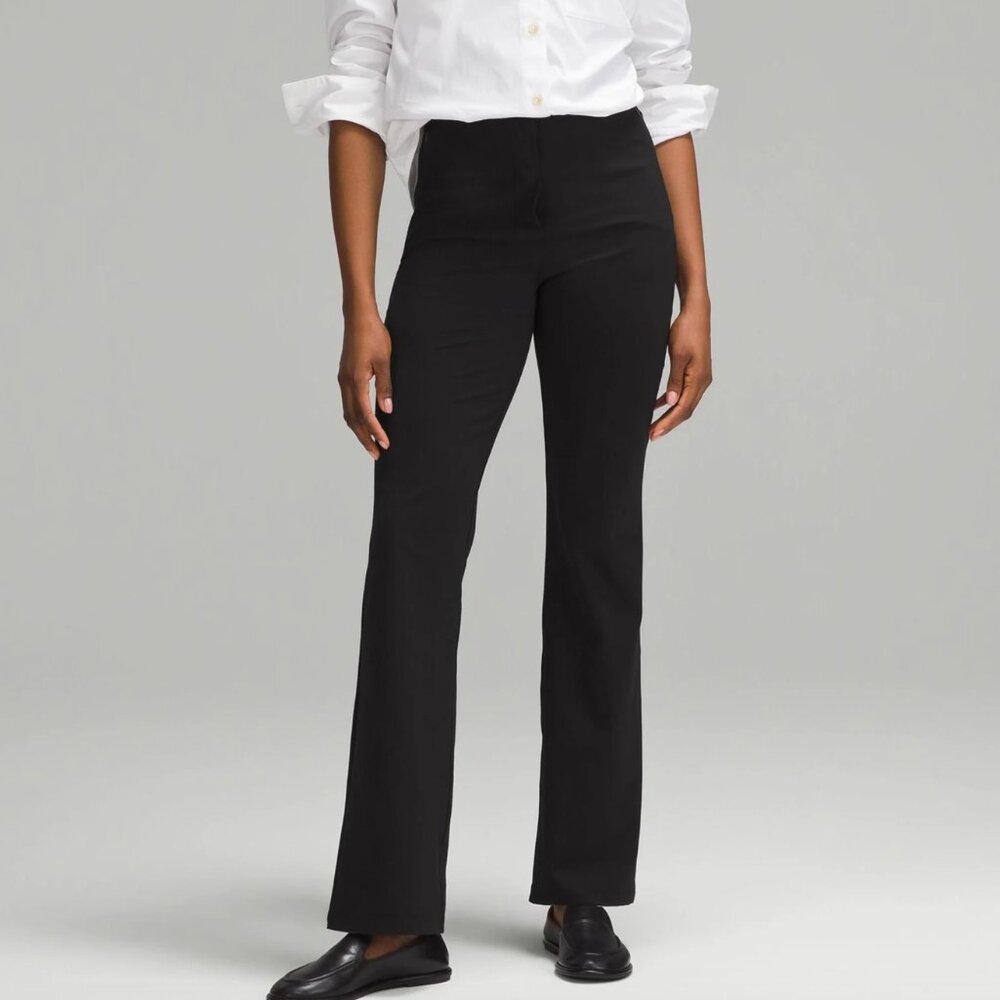 Lululemon Smooth Fit Pull-On High Rise Pant Black Sz. 6